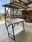Custom Aluminum Fish Cleaning Table.