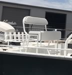 Custom Aluminum Leaning Post.
