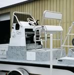 Custom Aluminum Leaning Post.