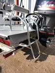 Custom Aluminum Swim Ladder and Platform.